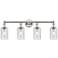 Clymer 30.88" Wide 4 Light Polished Nickel Bath Vanity Light w/ Seedy