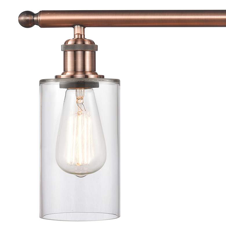Image 2 Clymer 36" Wide Antique Copper 4-Light Bath Vanity Light more views