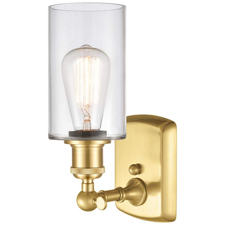 Image 3 Clymer 4 inch LED Sconce - Gold Finish - Clear Shade more views