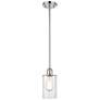 Clymer 4" Polished Chrome Mini Pendant w/ Clear Shade