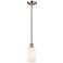 Clymer 4" LED Mini Pendant - Brushed Satin Nickel - Matte White Shade