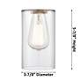5_Clymer 4" LED Mini Pendant - Brushed Satin Nickel - Matte White Shade more views