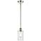 Clymer 4" LED Mini Pendant - Polished Nickel - Clear Shade
