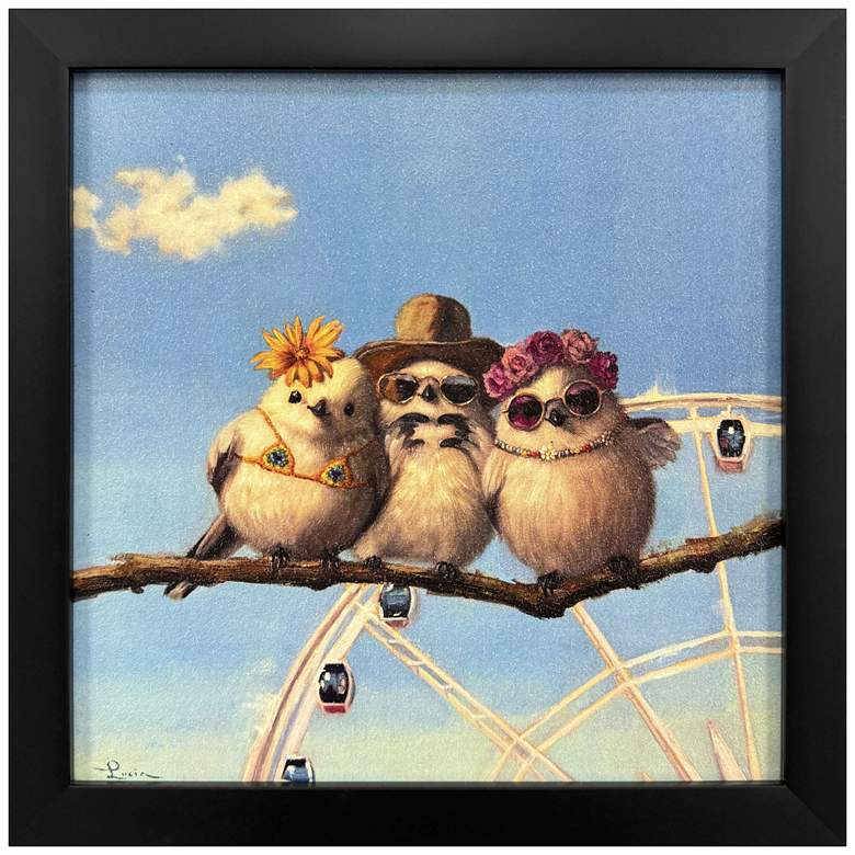 Image 1 Coachella Trio 11"W x 11"H Non-Glass Framed Art