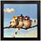 Coachella Trio 11"W x 11"H Non-Glass Framed Art