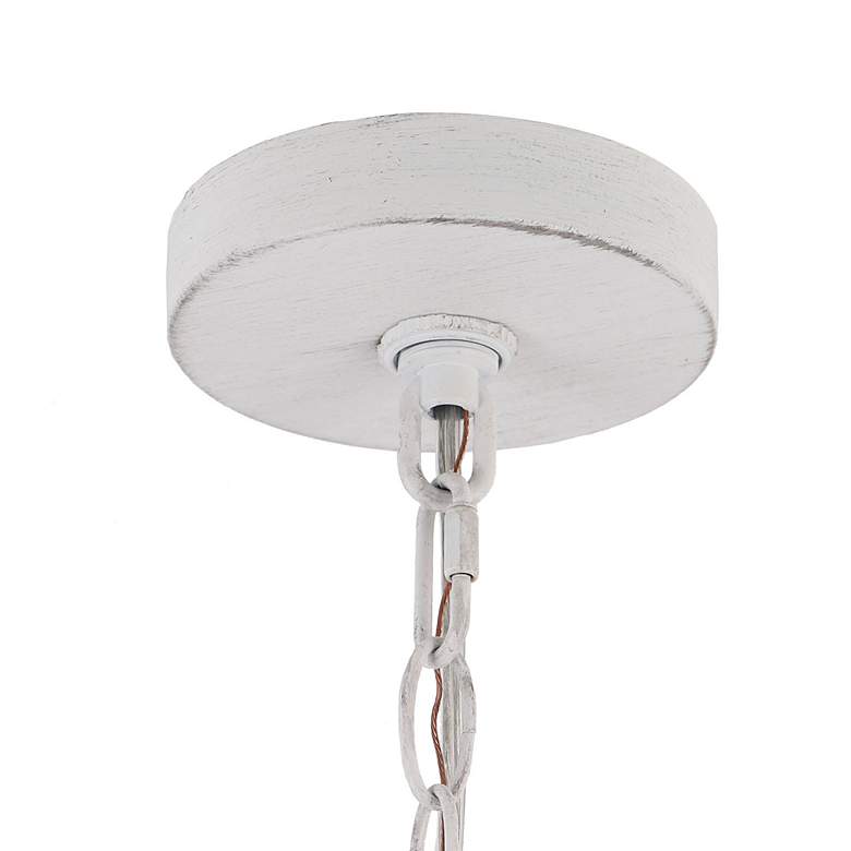 Image 5 Coas 18 1/2" Wide Natural Tassel 3-Tier Chandelier more views