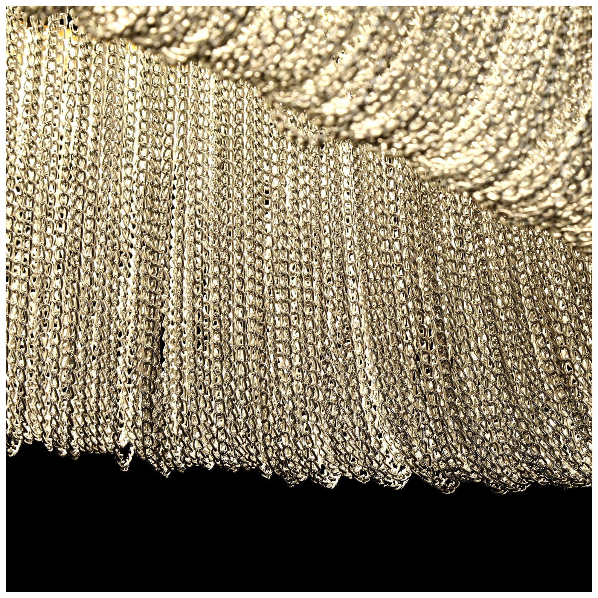 Image 5 Coasfri 1-Light LED Fringe Island Chandelier more views