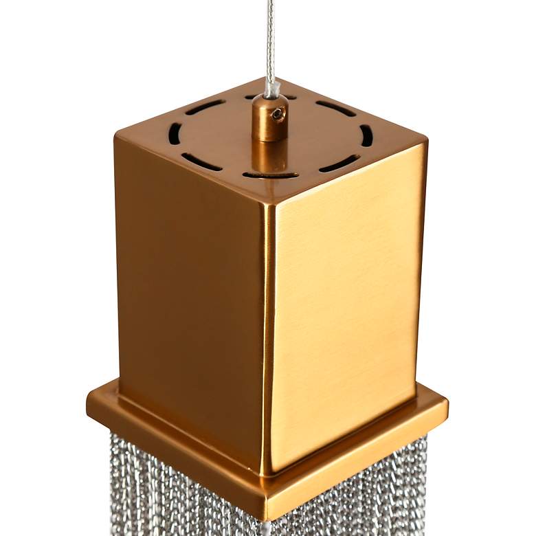 Image 6 Coasfri 1-Light LED Fringe Pendant Light more views
