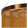 2_Coasfri 10-Light Gold Fringe 2-Tier Chandelier more views