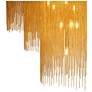 4_Coasfri 10-Light Gold Fringe 2-Tier Chandelier more views
