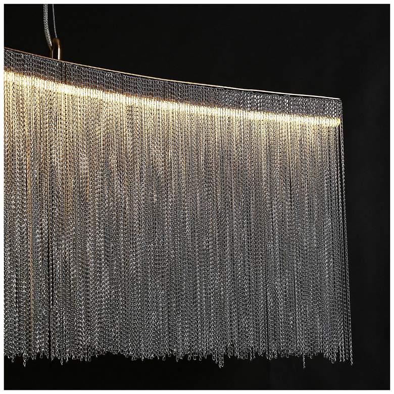 Image 3 Coasfri 2-Light LED Fringe Island Chandelier more views