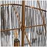 2_Coasfri 4-Light Brass Fringes 2-Tier Chandelier more views