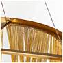 4_Coasfri 7-Light Gold Fringe Chandelier more views