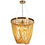 1_Coasfri 9-Light Gold Fringe Chandelier