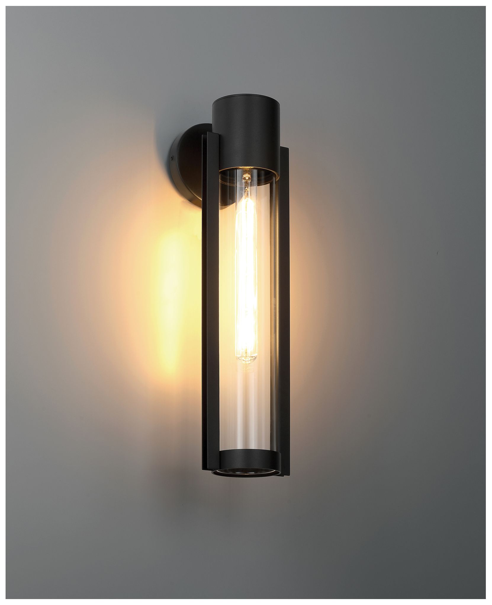 Thumbnail2 of Coastal 20" High Black LED Wall Sconce more views