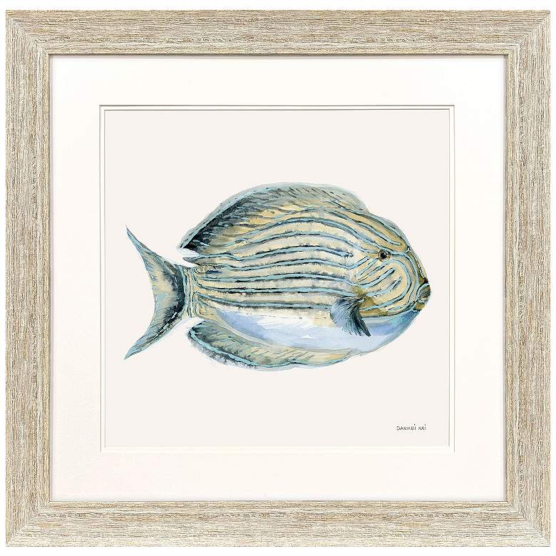 Image 1 Coastal Bliss III 30"W x 30"H Framed Art