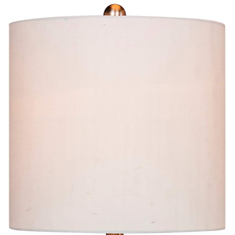 Image 2 Coastal Bottle Frosted White Glass Table Lamp more views