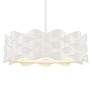 2_Coastal Current 21" Wide Sand White LED Pendant Light