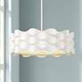 1_Coastal Current 21" Wide Sand White LED Pendant Light
