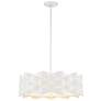 3_Coastal Current 21" Wide Sand White LED Pendant Light more views