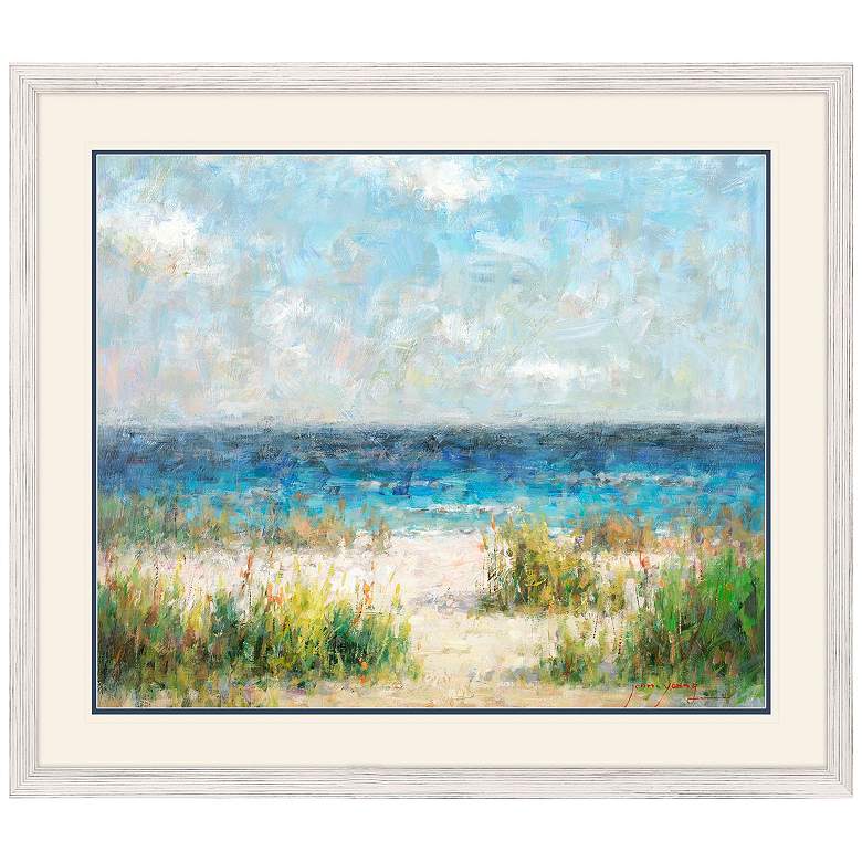Image 1 Coastal Feel II 45"W x 39"H Coastal Framed Art