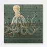 1_Coastal Menagerie B 24"W Giclee Print Solid Wood Wall Art