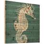 4_Coastal Menagerie C 24"W Giclee Print Solid Wood Wall Art more views