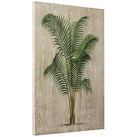 Image5 of Coastal Palm II 36" High Giclee Printed Wood Wall Art more views