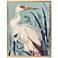 Coastal Paradise Stork 39"W x 51"H Framed Art
