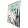 2_Coastal Paradise Stork 39"W x 51"H Framed Art more views