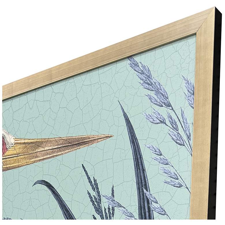 Image 3 Coastal Paradise Stork 39"W x 51"H Framed Art more views