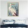 4_Coastal Paradise Stork 39"W x 51"H Framed Art more views
