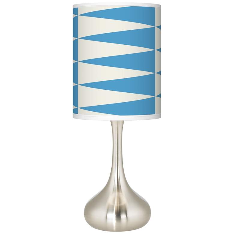 Image 1 Coastal Pennant Giclee Droplet Table Lamp
