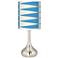 Coastal Pennant Giclee Droplet Table Lamp