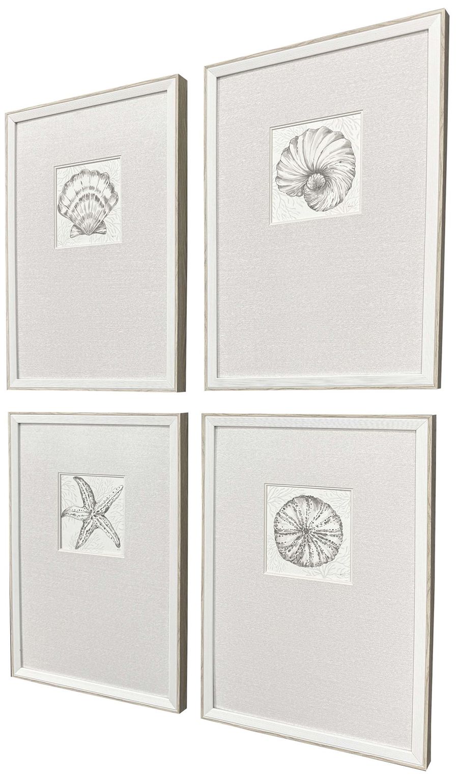 Image 3 Coastal Reef 15"W x 21"H Framed Art - Set of 4 more views