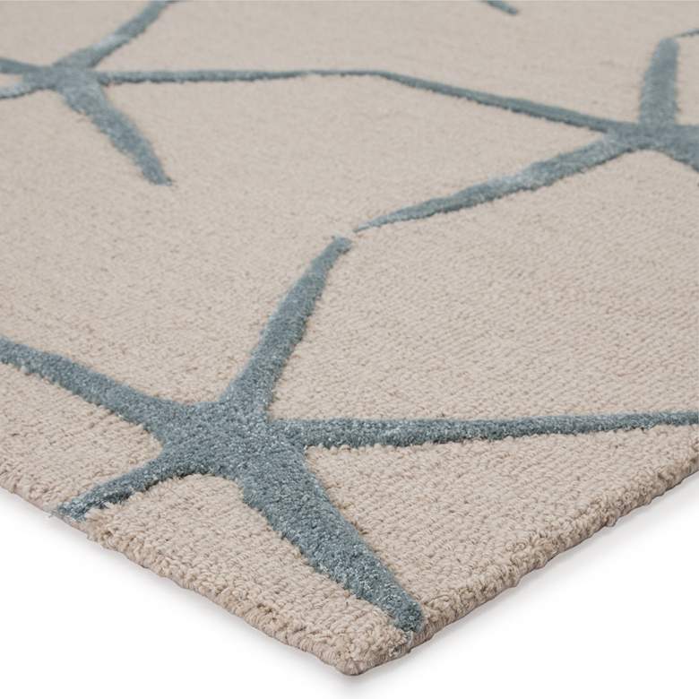 Image 3 Coastal Resort Starfish COR24 5&#39;x8&#39; Off-White Blue Area Rug more views