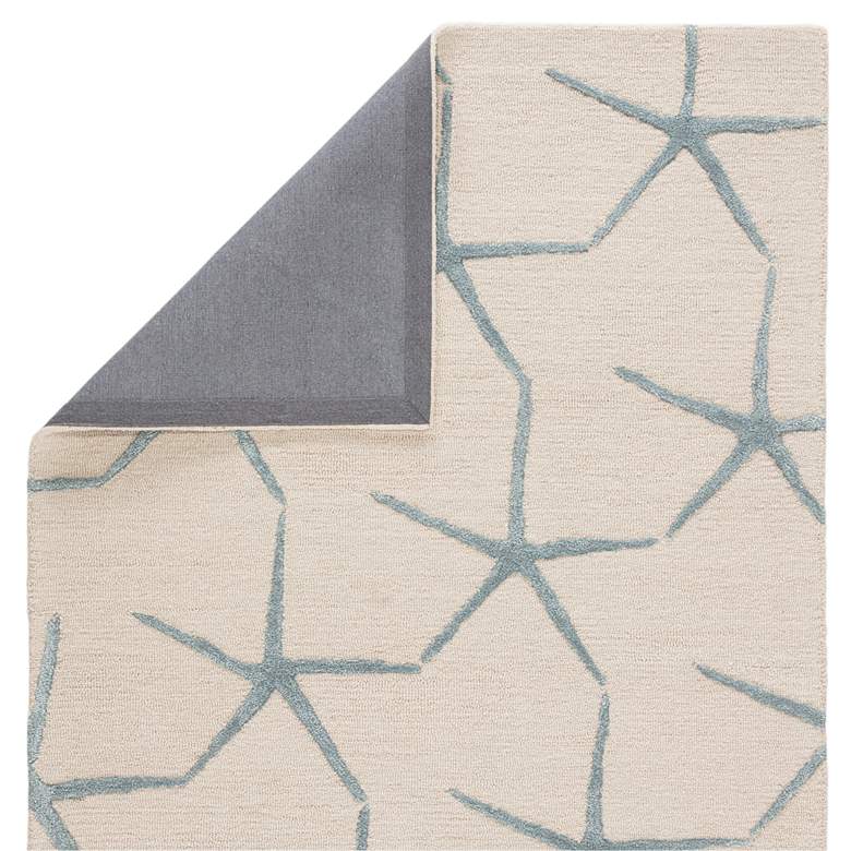 Image 4 Coastal Resort Starfish COR24 5'x8' Off-White Blue Area Rug more views