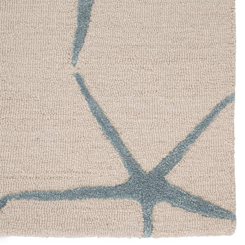 Image 5 Coastal Resort Starfish COR24 5'x8' Off-White Blue Area Rug more views