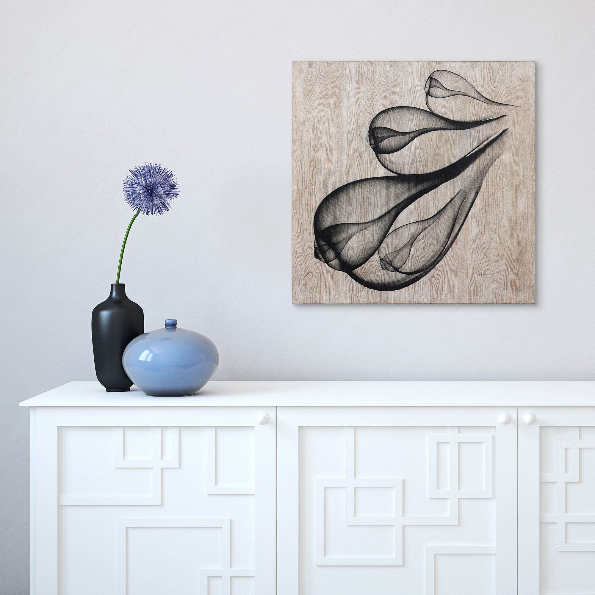 Coastal Serenity 24" Square 2-Piece Giclee Wood Wall Art Set