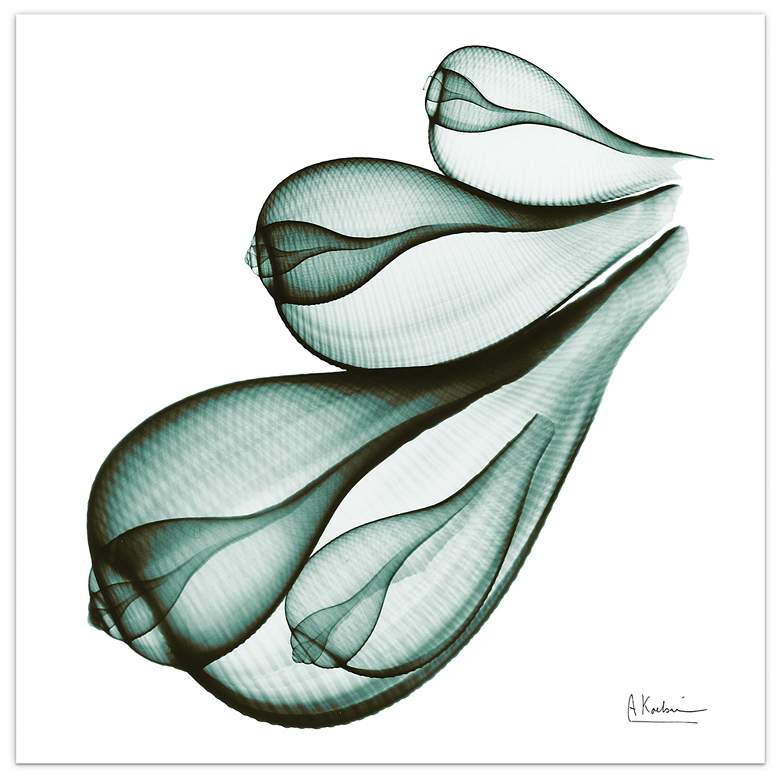 Image 4 Coastal Serenity 48" Wide 2-Piece Glass Wall Art Set more views