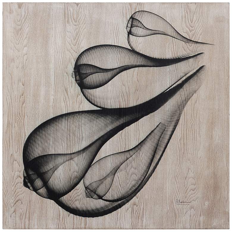 Image 2 Coastal Serenity I 24" Square Giclee Printed Wood Wall Art