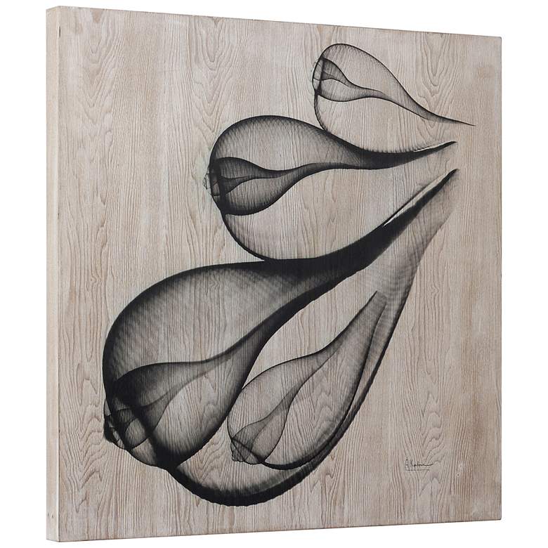 Image 5 Coastal Serenity I 24" Square Giclee Printed Wood Wall Art more views