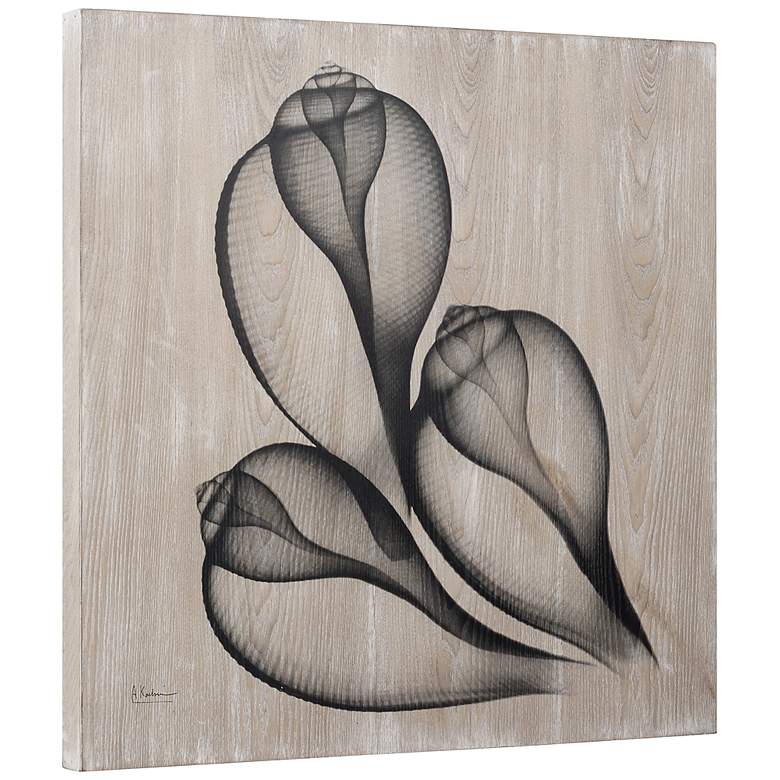 Image 5 Coastal Serenity II 24" Square Giclee Printed Wood Wall Art more views