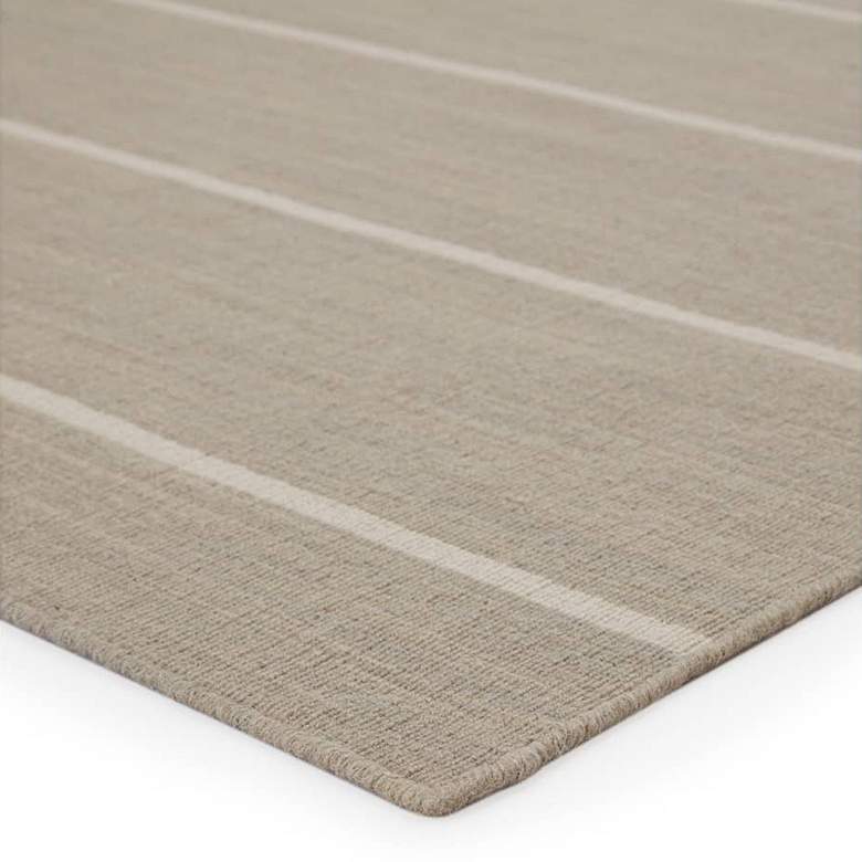 Image 2 Coastal Shores Cape COH17 5&#39;x8&#39; Gray White Striped Area Rug more views