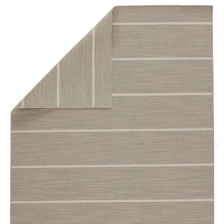 Image 3 Coastal Shores Cape COH17 5'x8' Gray White Striped Area Rug more views