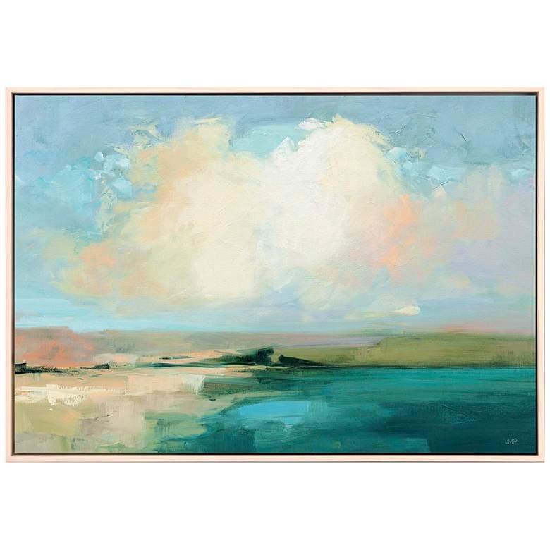 Image 2 Coastal Sky 52 inch Wide Framed Giclee on Canvas Wall Art