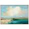 Coastal Sky 52" Wide Framed Giclee on Canvas Wall Art