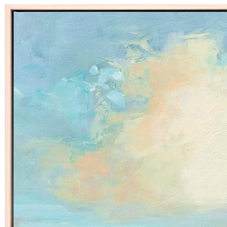 Image 3 Coastal Sky 52 inch Wide Framed Giclee on Canvas Wall Art more views