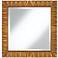 Coba Antique Gold 30" Square Wall Mirror