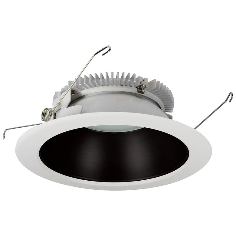 Image 1 Cobalt 6 inch Black-White 1500 Lumen LED Round Reflector Trim
